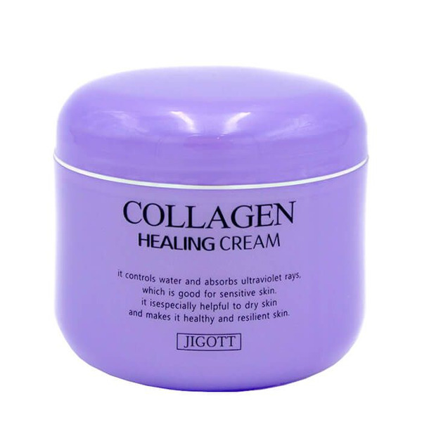 Питательный ночной крем с коллагеном Collagen Healing Cream, JIGOTT   100 мл