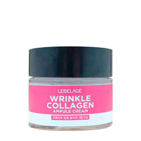 Ампульный крем для лица с коллагеном Wrinkle Collagen Ampule Cream, LEBELAGE   70 мл