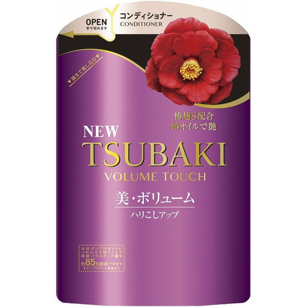 Кондиционер для волос для придания объема с маслом камелии (мэу) Tsubaki Volume Touch, SHISEIDO  345 мл.
