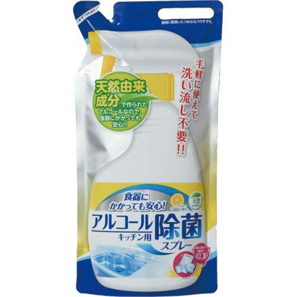 Кухонный спрей с антибактериальным эффектом,  MITSUEI  350 мл (мягкая запасная упаковка)
