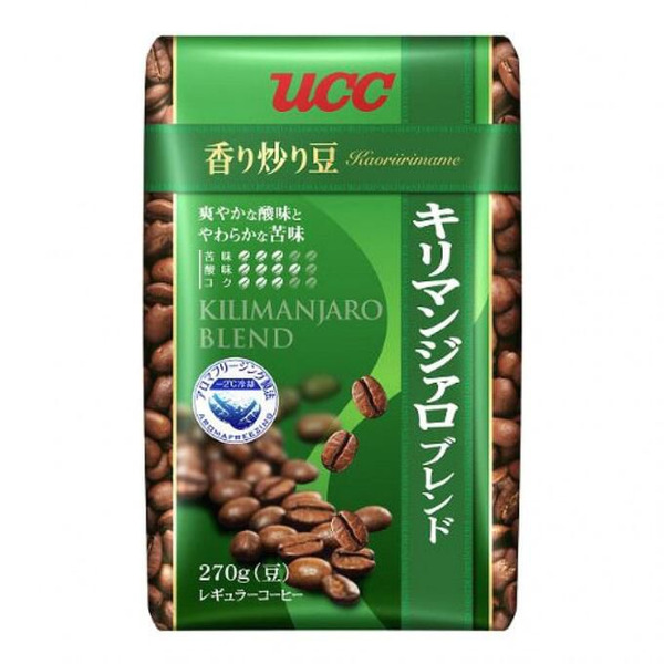 Кофе в зернах Каори Ирим Эйм Килимонджаро, UCC , 270 г (мягкая упаковка)