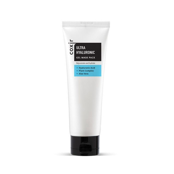 Гель-маска увлажняющая с гиалуроновой кислотой Ultra Hyaluronic Gel Mask, COXIR   80 мл