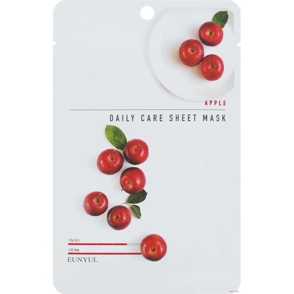 Тканевая маска для лица с экстрактом яблока Apple Daily Care Sheet Mask, EUNYUL   22 г