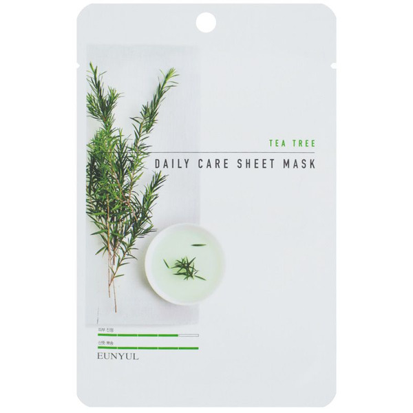 Тканевая маска для лица с экстрактом чайного дерева Tea Tree Daily Care Sheet Mask, EUNYUL   22 г