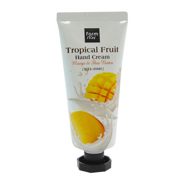 Крем для рук с манго и маслом ши Tropical Fruit Hand Cream Mango, FARMSTAY   50 мл