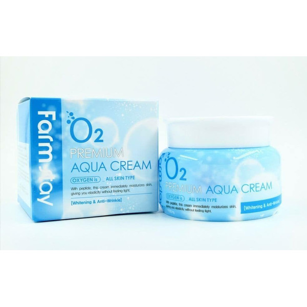 Увлажняющий крем с кислородом O2 Premium Aqua Cream, FARMSTAY   100 г