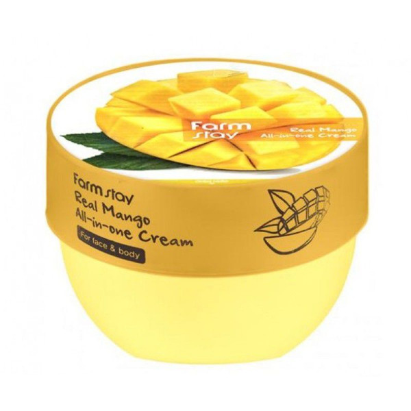Многофункциональный крем с экстрактом манго Real Mango All-in-one Cream, FARMSTAY   300 мл