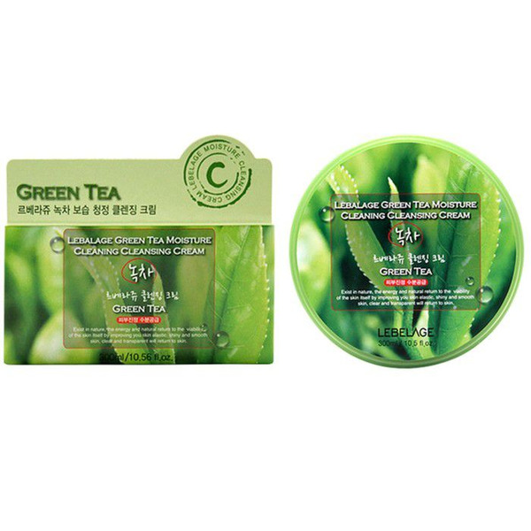 Очищающий крем для снятия макияжа с экстрактом зеленого чая Green Tea Moisture Cleaning Cleansing Cream, LEBELAGE   300 мл
