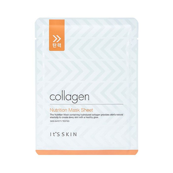 Тканевая маска для лица с коллагеном Collagen Nutrition Mask Sheet, ITS SKIN   17 г
