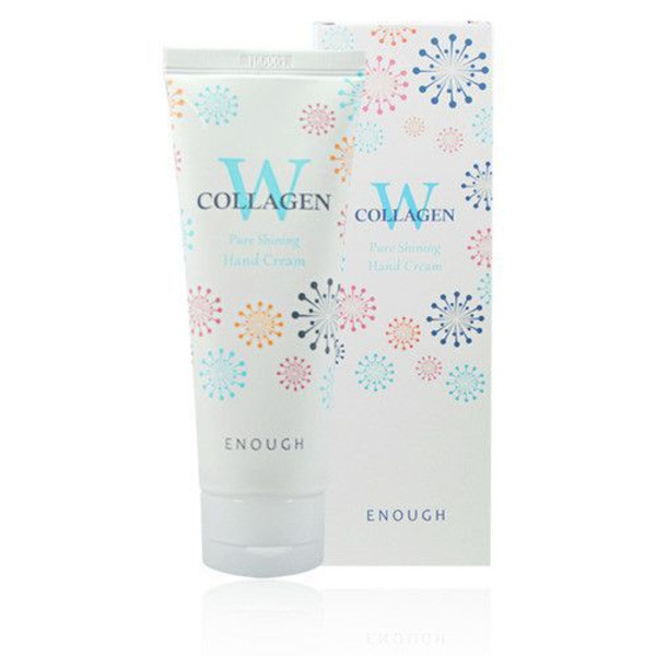 Крем для рук W Collagen Pure Shining Hand Cream, ENOUGH, 100 мл
