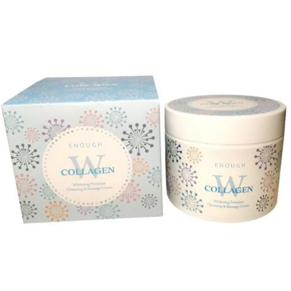 Крем массажный осветляющий Collagen whitening premium Cleansing & Massage Cream, ENOUGH  , 300 г