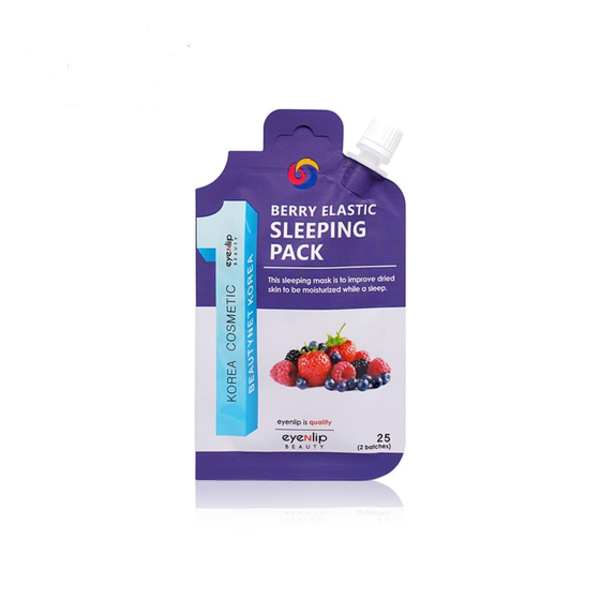 Маска для лица ночная Berry Elastic Sleeping Pack EYENLIP BEAUTY  , 25 г (срок годности до 31.05.2022)
