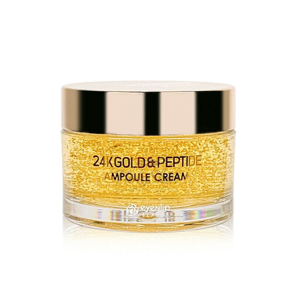 Крем с пептидами и золотом 24K Gold & Peptide Ampoule Cream EYENLIP BEAUTY  , 50 г