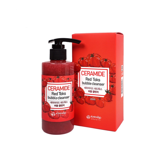 Пенка для умывания Ceramide Red Toks Bubble Cleanser EYENLIP BEAUTY  , 200 мл