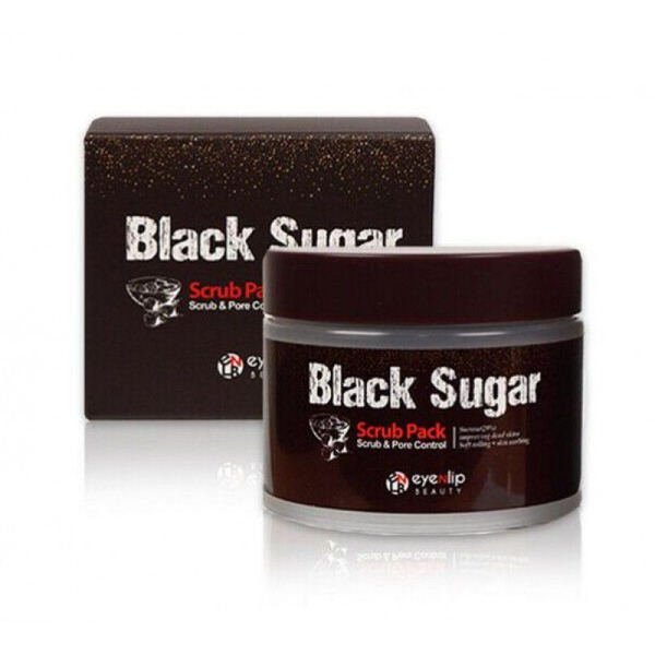 Скраб для лица Black Sugar Scrub Pack EYENLIP BEAUTY  , 100 мл