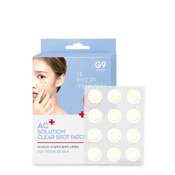 Патчи акне набор Acne clear spot patch AC solution, G9SKIN  , 60 шт.