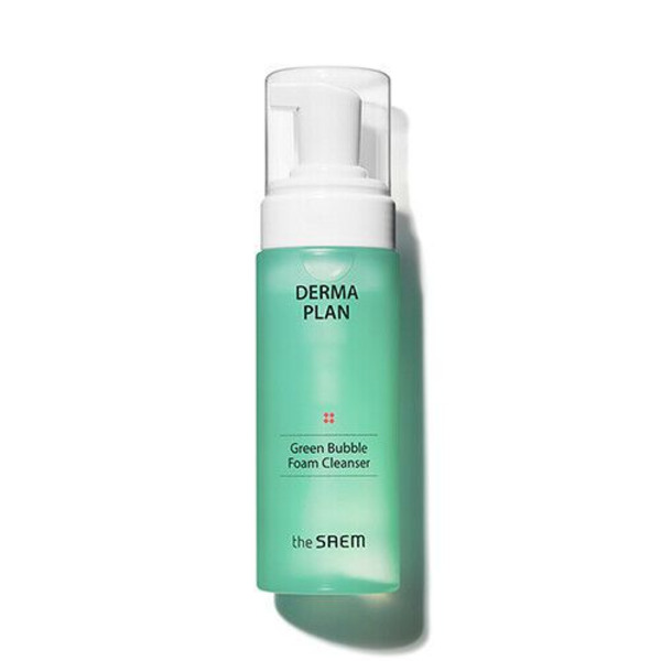 Пенка для умывания Green Bubble Foam Cleanser Derma Plan, SAEM 150 мл