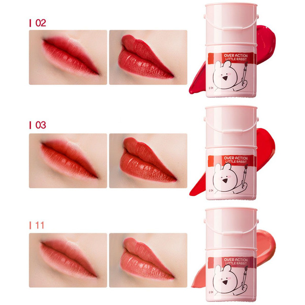 Тинт-помада для губ 03 (Over Action Rabbit)Lip Paint 03 Winsor Orange, SAEM  , 5 г