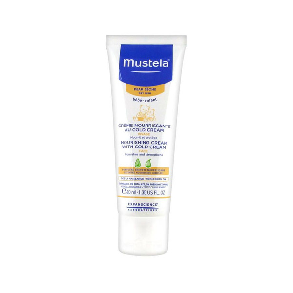 Крем с кольд-кремом питательный для детей (для сухой кожи), MUSTELA  40 мл