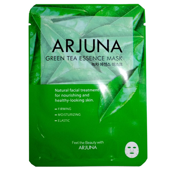 Антиоксидантная  маска для лица с эссенцией зеленого чая Essence mask All new cosmetic, Arjuna 23 г