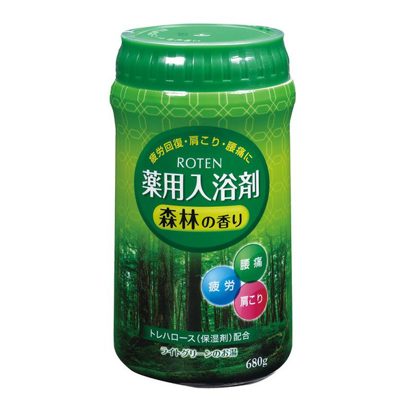 Соль для ванны с успокаивающим эффектом и ароматом леса, Fuso Kagaku 680 г