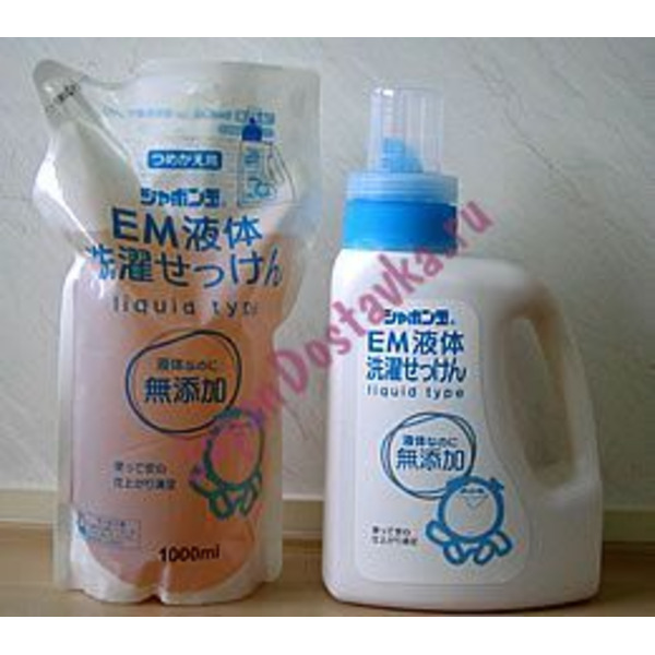 Натуральное жидкое мыло для стирки белья, SHABONDAMA ЕМ 1.2 л