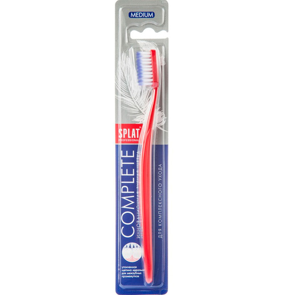 Зубная щетка для комплексного очищения Complete medium, SPLAT 1 шт