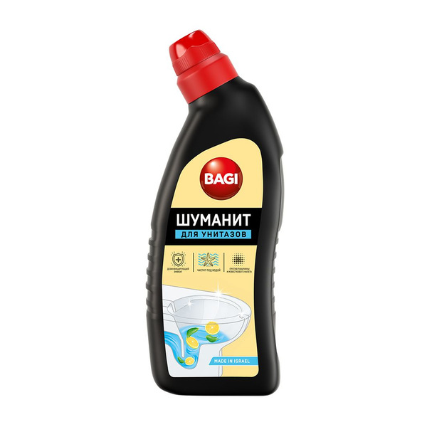 Шуманит для унитазов Лимон, BAGI 650 мл