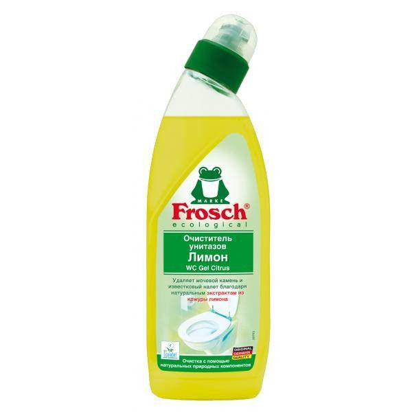 Очиститель унитазов Лимон FROSCH 750 мл