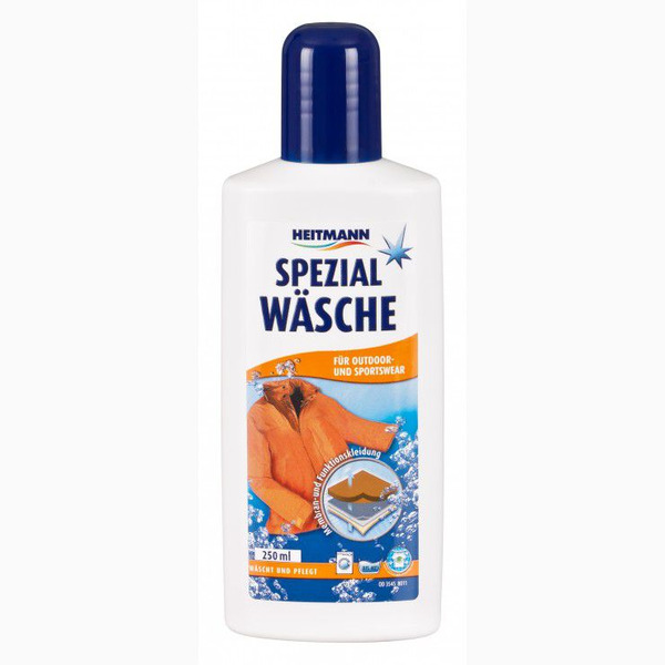 Моющее средство для туристической, спортивной и мембранной одежды Spezial Waschpflege, HEITMANN 250 мл