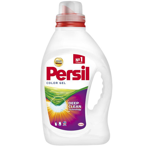 Жидкое концентрированное средство для стирки цветного белья Color Gel Persil, HENKEL 1,3 л на 20 стирок