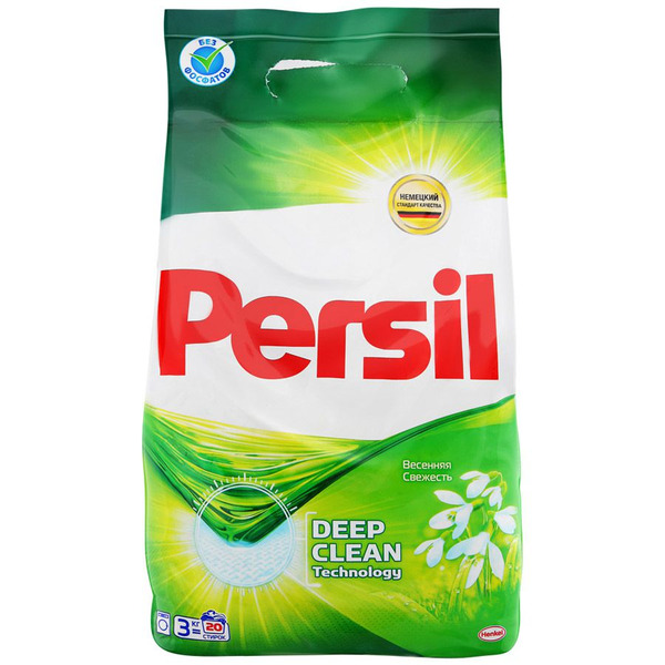 Стиральный порошок универсальный Весенняя Свежесть Persil, HENKEL 3 кг на 20 стирок