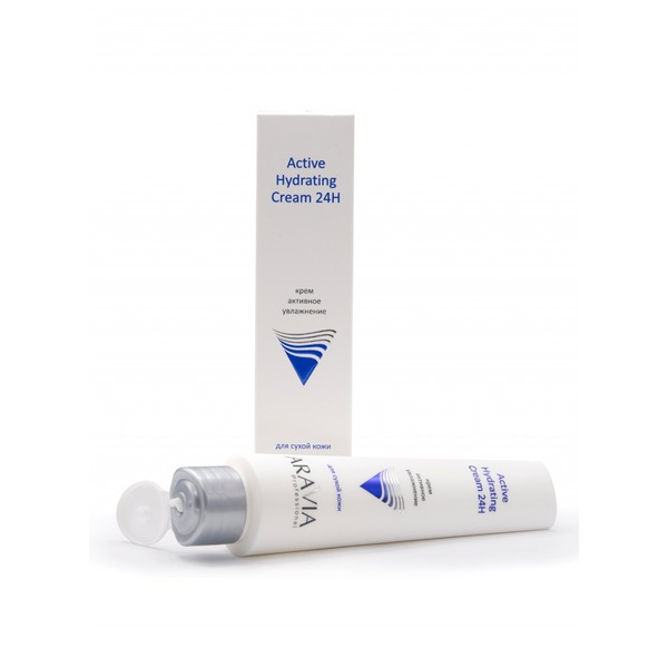 Аравия Крем для лица активное увлажнение Active Hydrating Cream 24H, Aravia professional 100 мл