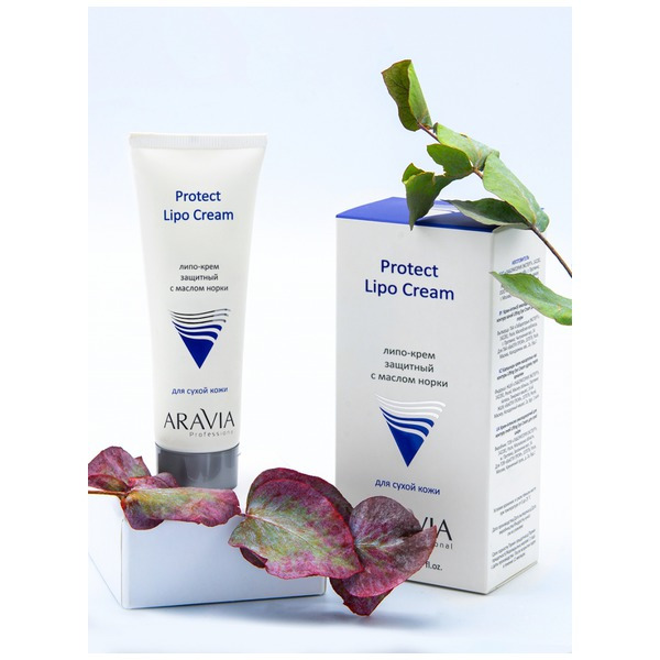 Аравия Липо-крем защитный с маслом норки Protect Lipo Cream, Aravia professional 50 мл