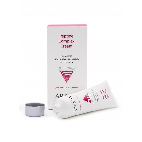 Аравия Крем-уход для контура глаз и губ с пептидами Peptide Complex Cream, Aravia professional 50 мл