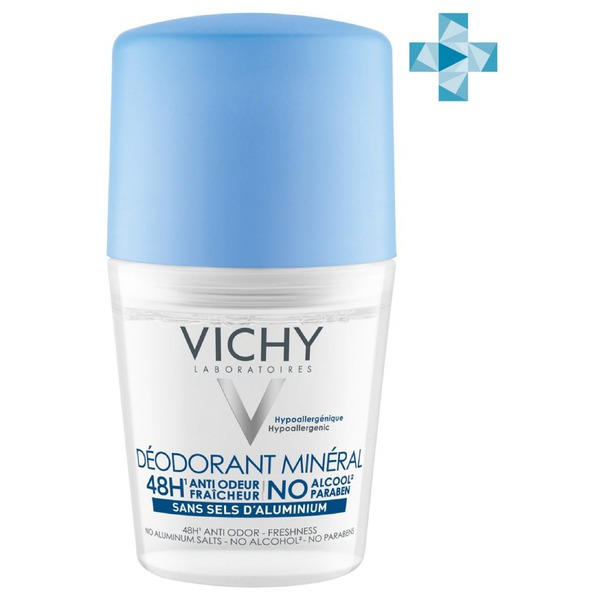 Виши Минеральный дезодорант без солей алюминия 48 часов свежести, Vichy 50 мл
