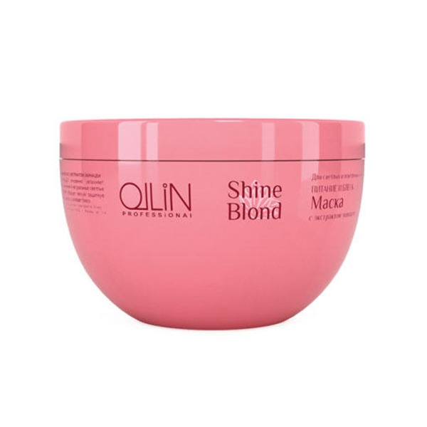 Оллин Професионал Shine Blond Маска с экстрактом эхинацеи, Ollin Professional 300 мл