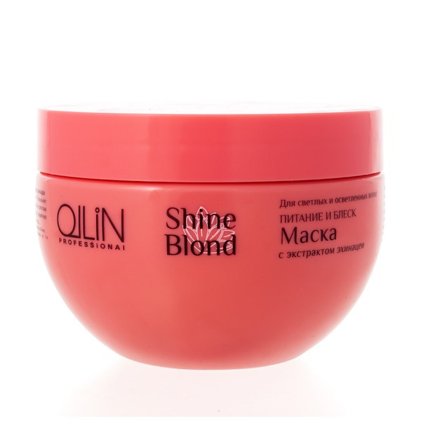 Оллин Професионал Shine Blond Маска с экстрактом эхинацеи, Ollin Professional 300 мл