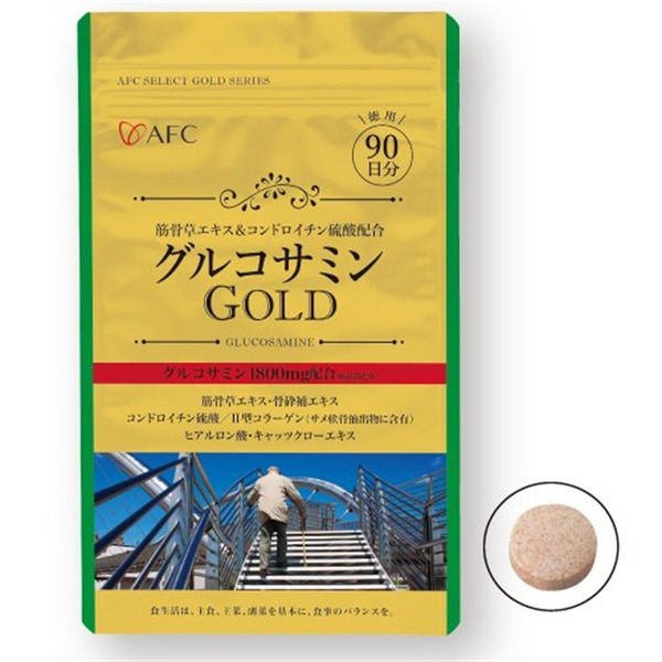 Японский БАД Глюкозамин Голд (на 30 дней приема), Afc 180 таблеток 