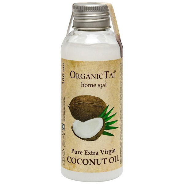 Кокосовое масло Pure Extra Virgin Oil Coconut холодный отжим, OrganicTai 100 мл