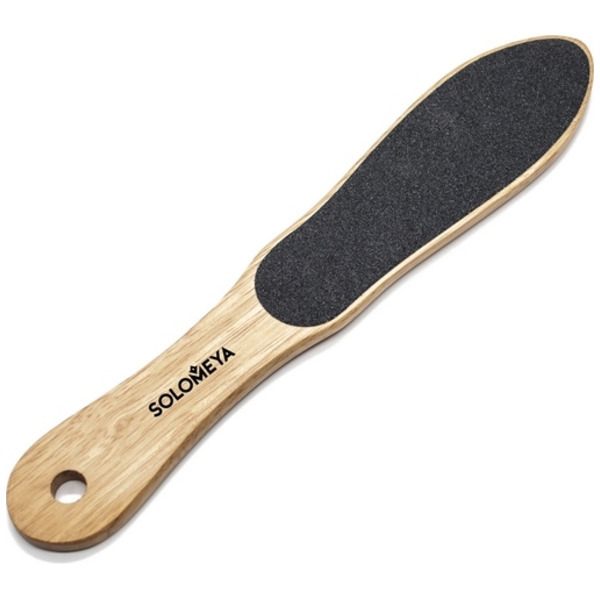 Профессиональная деревянная пилка для педикюра Professional Wooden Foot File Foot shape, Solomeya 76 г