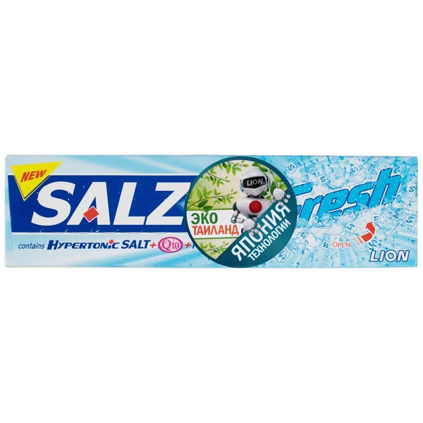 Зубная паста для комплексной защиты Salz Fresh, Lion 90 г