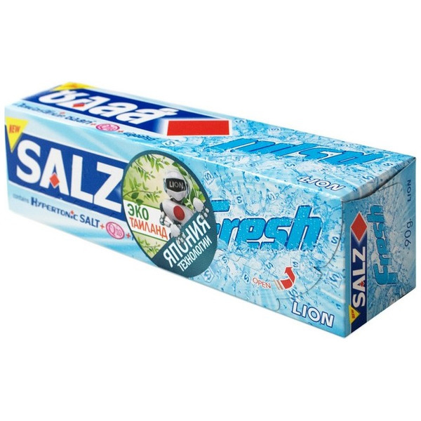 Зубная паста для комплексной защиты Salz Fresh, Lion 90 г