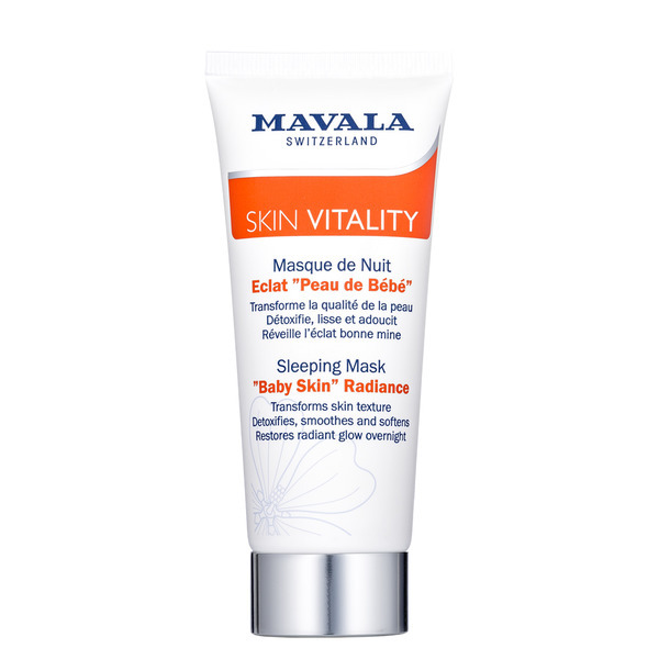 Ночная Маска для сияния кожи Skin Vitality Sleeping Mask Baby Skin Radiance, Mavala 65 мл