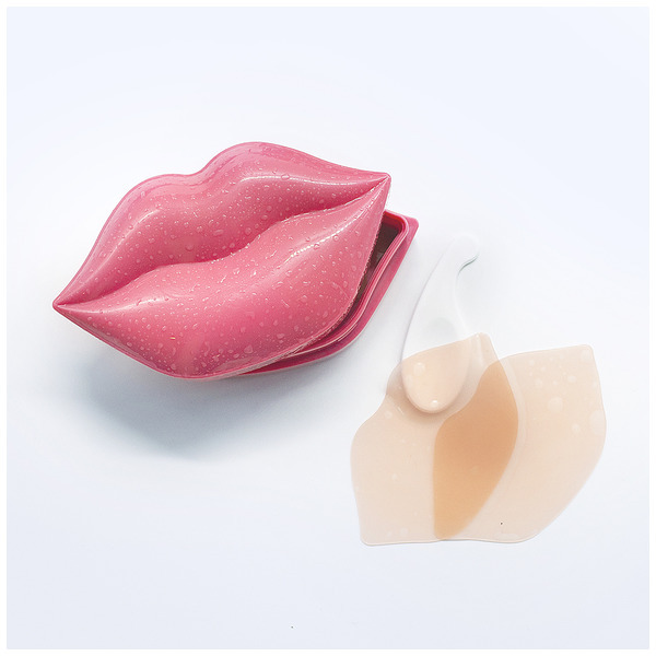 Гидрогелевые патчи для губ с ароматом персика (розовые, 20 патчей) Lip Mask Pink Peach Flavor, Kocostar 50 г