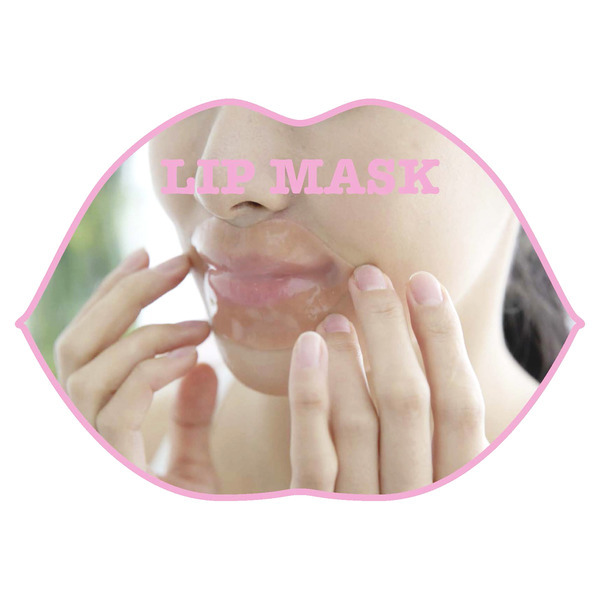 Гидрогелевый патч для губ с ароматом персика (розовый) Lip Mask Pink Single Pouch Peach Flavor, Kocostar 1 шт
