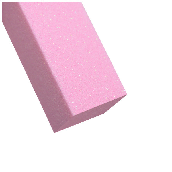 Блок-шлифовщик для ногтей Нежный розовый 120 грит/Delicate Pink Sanding Block, Solomeya 1 шт