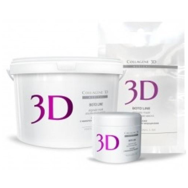 Коллаген 3Д Альгинатная маска для лица и тела с аргирелином 30 г (Collagene 3D, Boto)