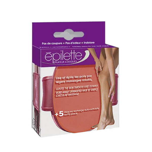 Эпилет Epilette Подушечки для депиляции (для женщин) (Epilette, Facial buffer)