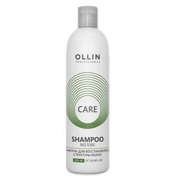 Оллин Професионал Шампунь для восстановления структуры волос Restore Shampoo, 250 мл (Ollin Professional, Уход за волосами)